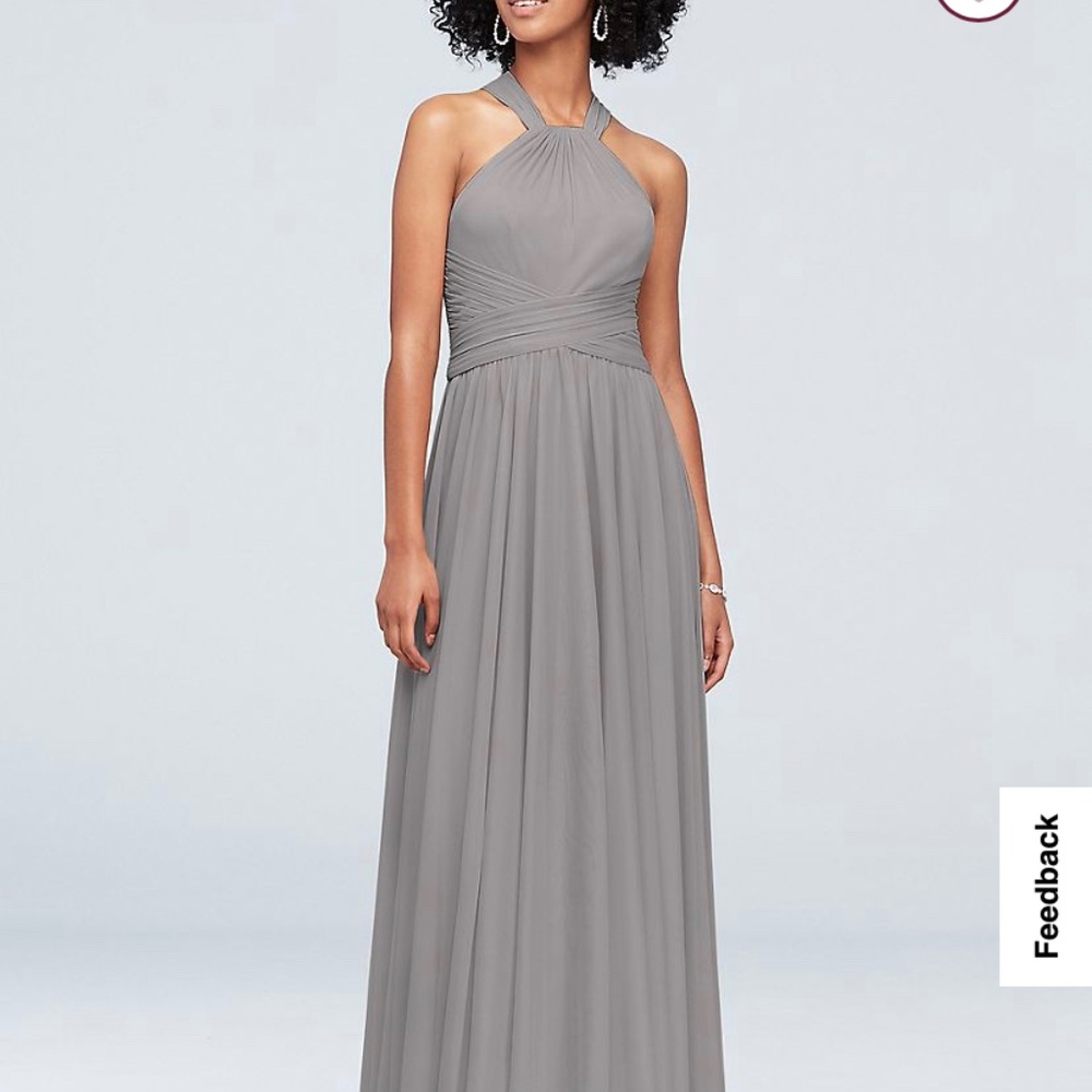 Bridesmaid Dress David’s Bridal Mercury Color Size 18